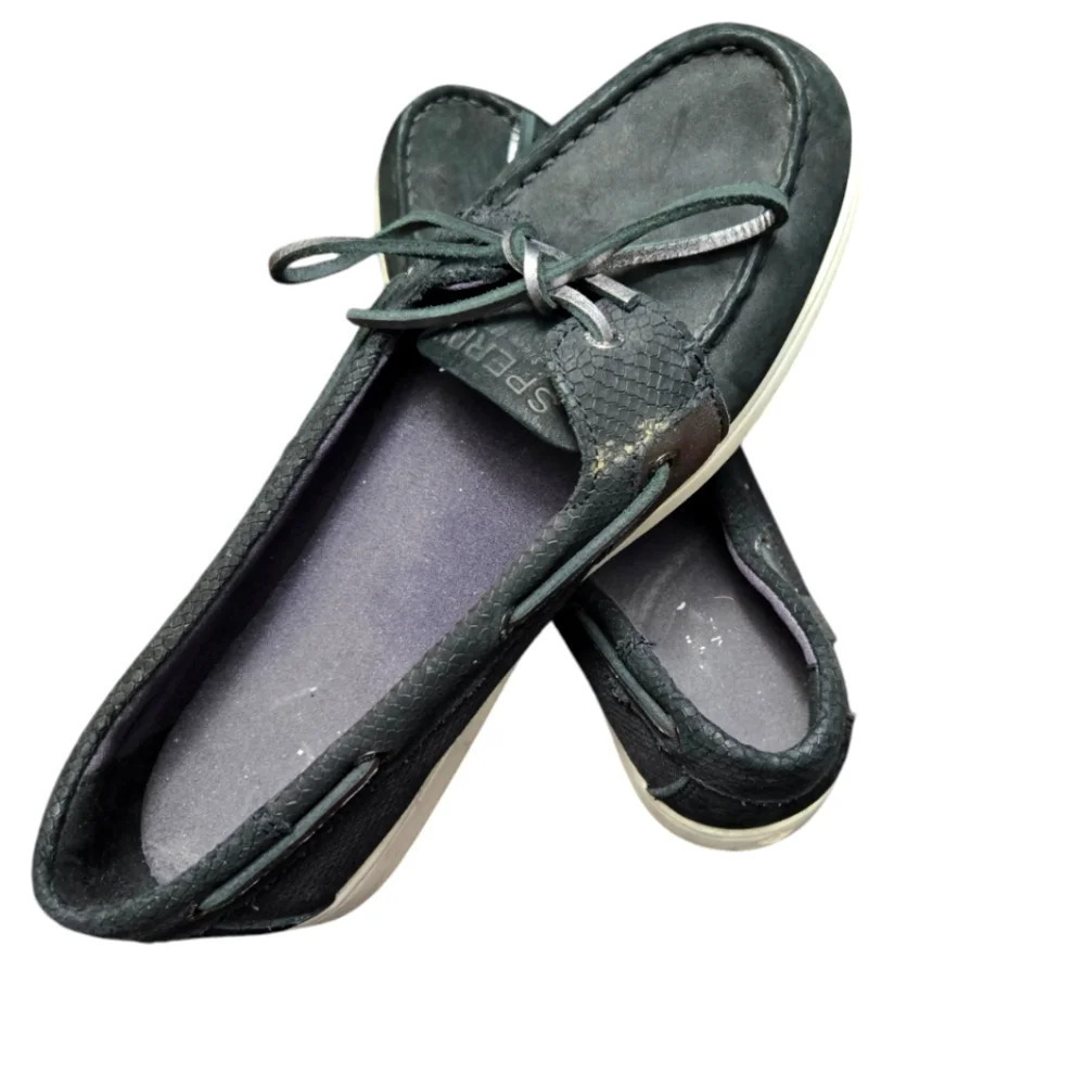 Sperry Women's Boat Shoe Size 8 Black